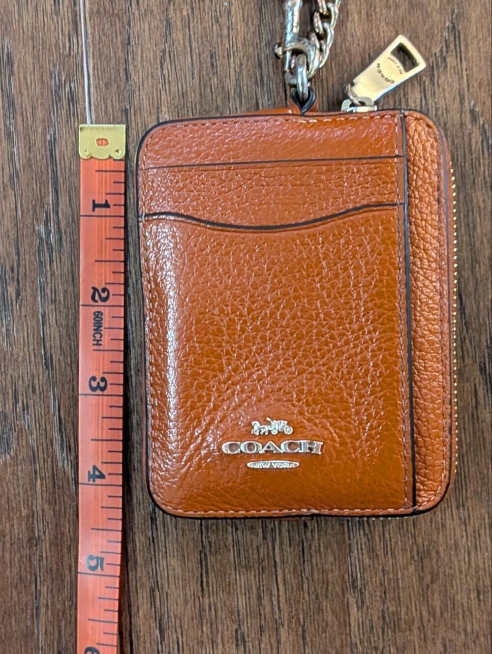 Coach Zip Card Case - Picture 7 of 8
